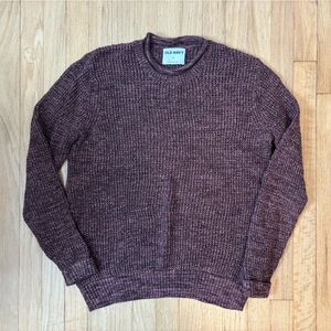 Old Navy Men's Purple Rollneck Sweater | Size Medium